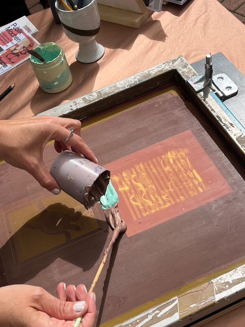 Screen printing process